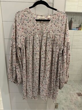 NWOT Doen silk dress Paisley Print